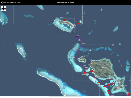 Sail Fiji Cruising Guide iPad screenshot 5 - Navigation app
