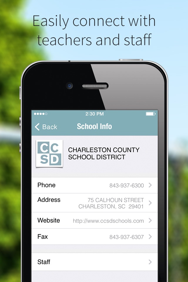 Charleston County Schools, SC screenshot 2