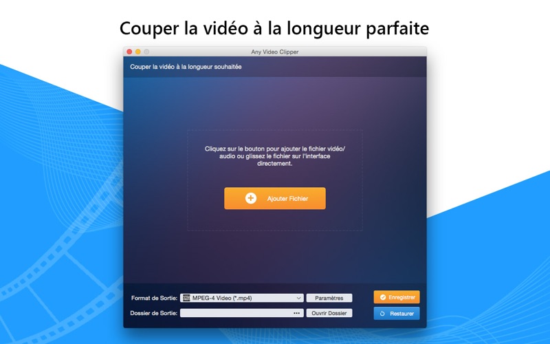 Screenshot #1 pour Any Video Clipper (Cutter)