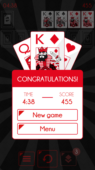 Solitaire - Klondike Redstone Screenshot