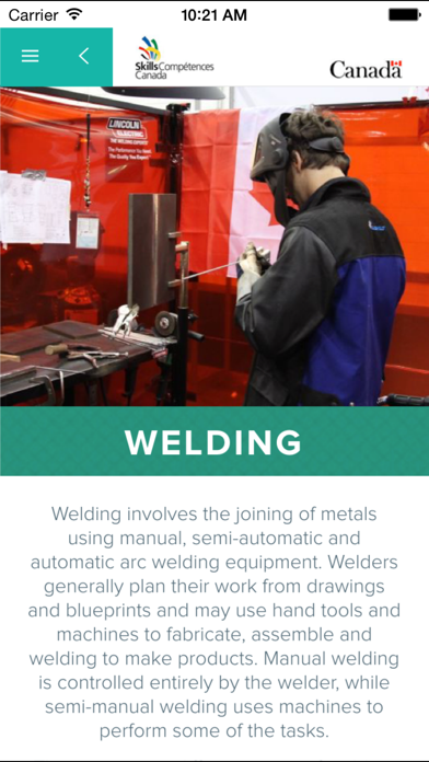 Skills Canada app screenshot 3