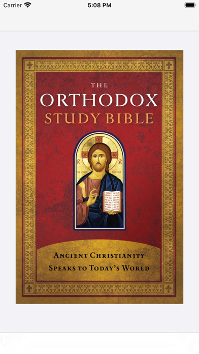 Orthodox Study Bible Screenshot