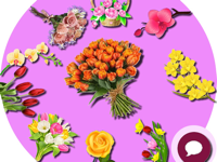 Flowers Emoji Stickers