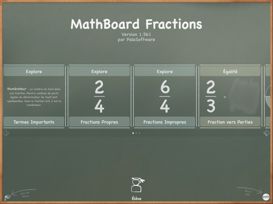 Screenshot #4 pour MathBoard Fractions