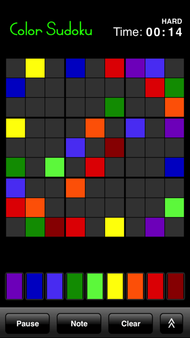 Color Sudoku screenshot 1