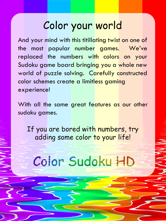 Screenshot #4 pour Color Sudoku HD