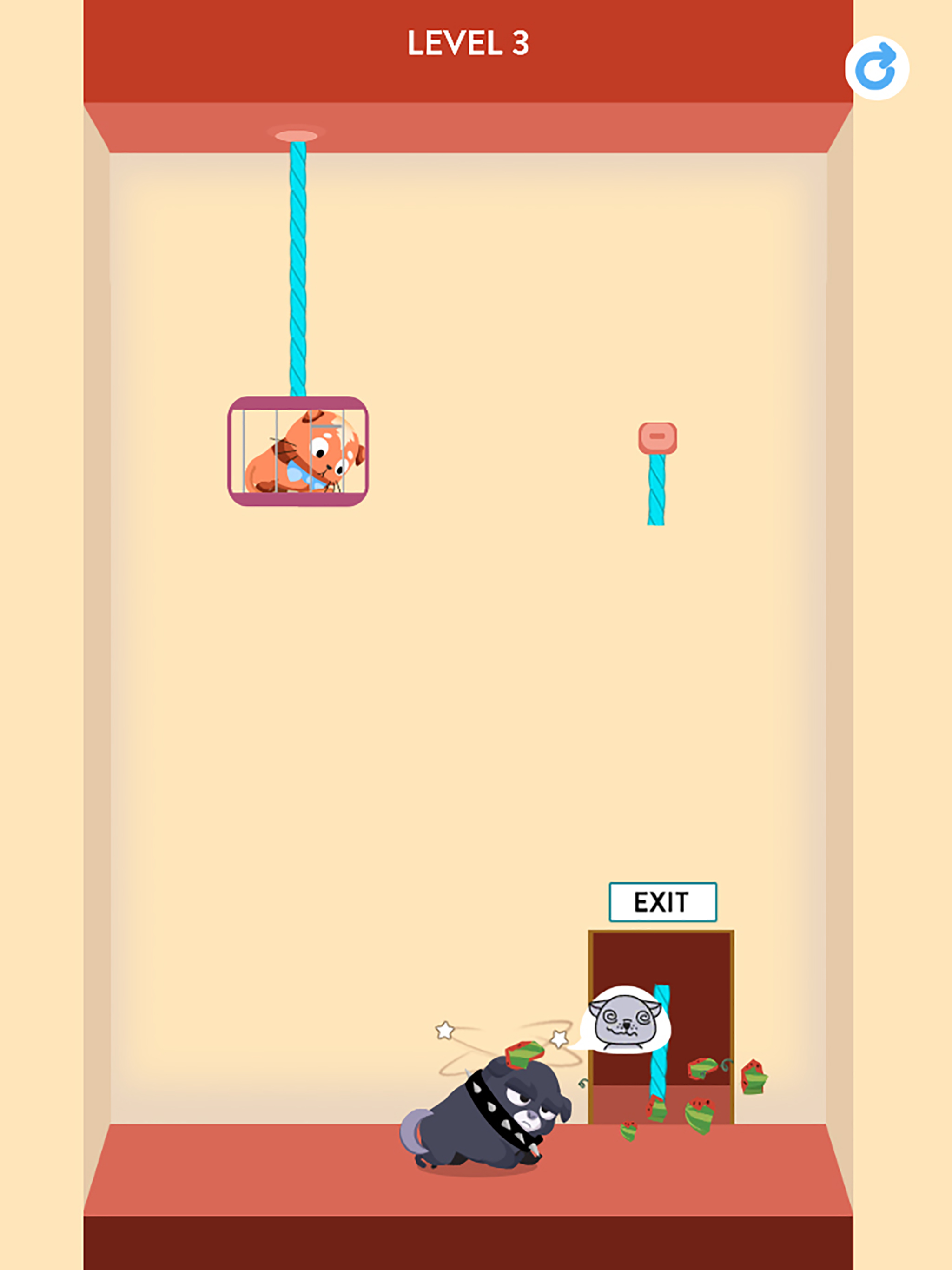 Rescue Kitten - Rope Puzzle