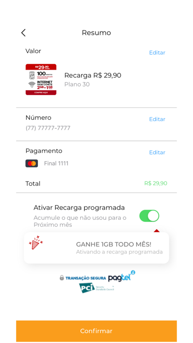 TCM Móvel Screenshot