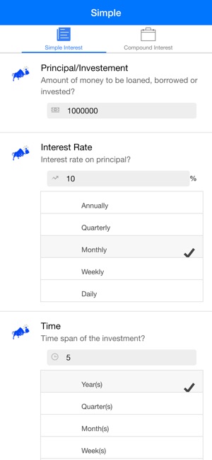 Avi Interest Calculator