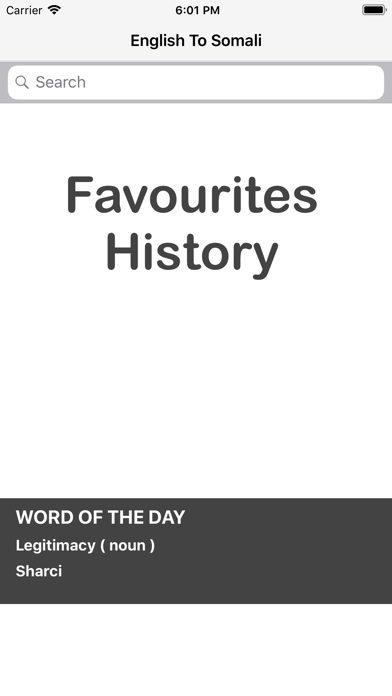 English To Somali Dictionary Screenshot