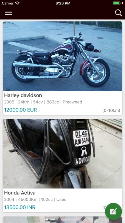 Second Hand Motorcycles