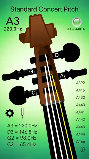 Cello Tuner Professional screenshot 1