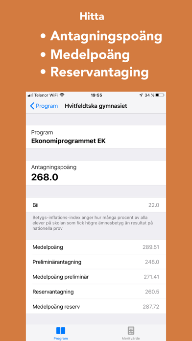Betygen Screenshot