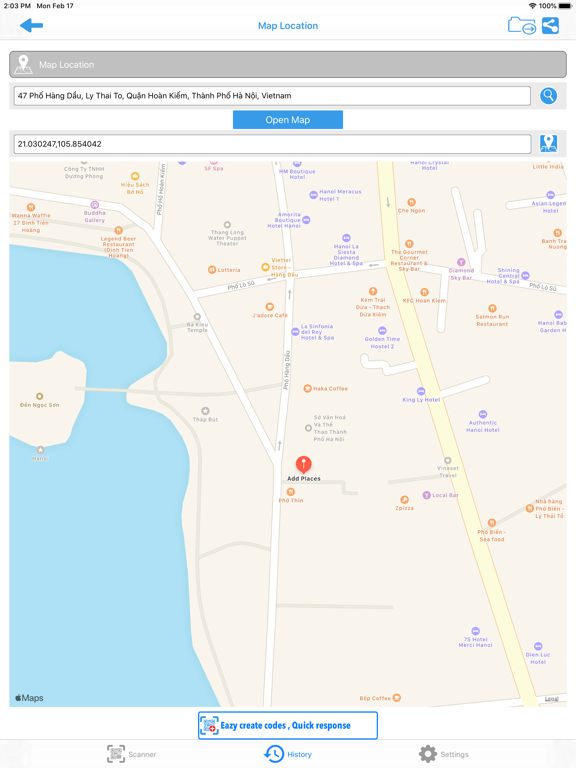 QR 2020 iPad screenshot 4 - Utilities app