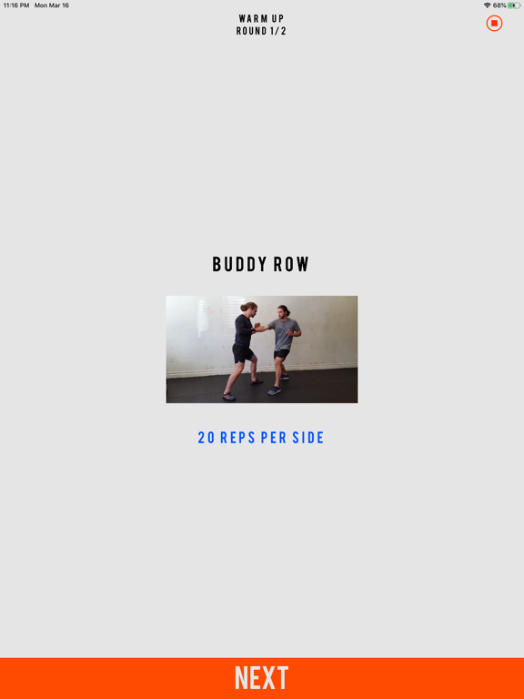 The Nomad Workout - Home & Gym iPad screenshot 7 - Health & Fitness app