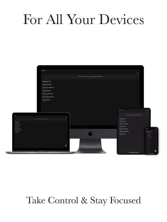 Jottin: Simple To-Do Tasks iPad screenshot 4 - Productivity app