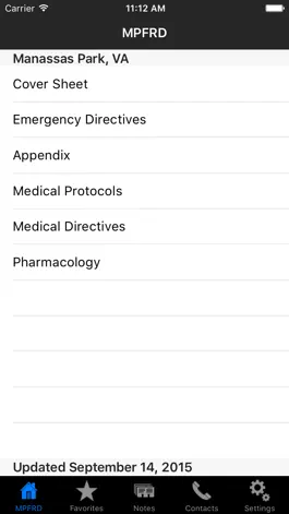 Game screenshot MPFRD EMS Protocols apk