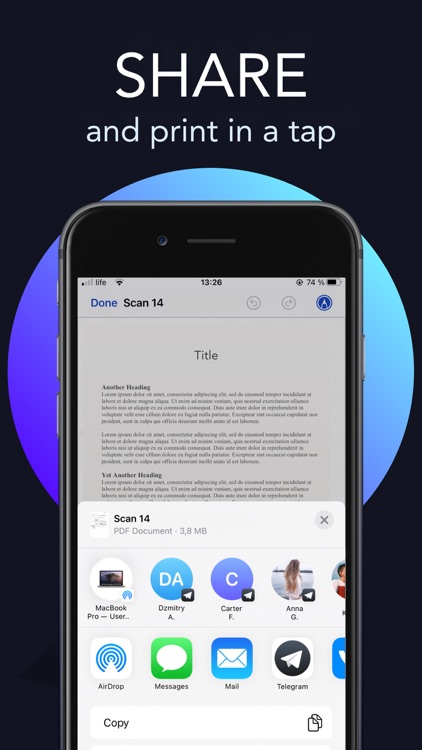 Scanner PDF: App Scan Document screenshot-3