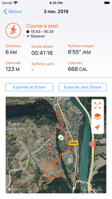 Screenshot #2 pour Workout Export