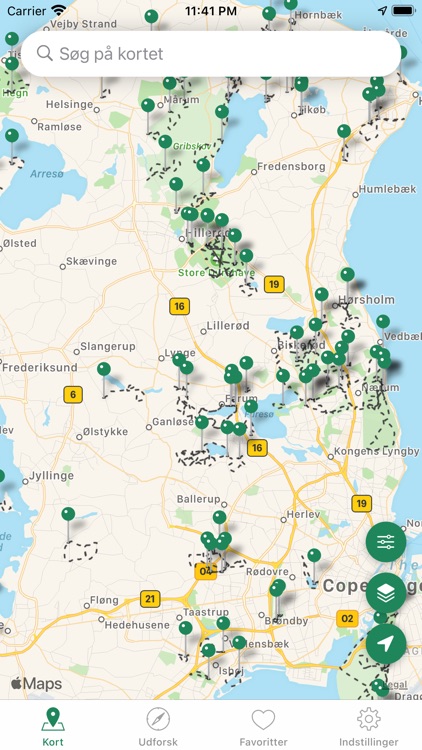 Vandreruter og Vandreture i DK screenshot-0