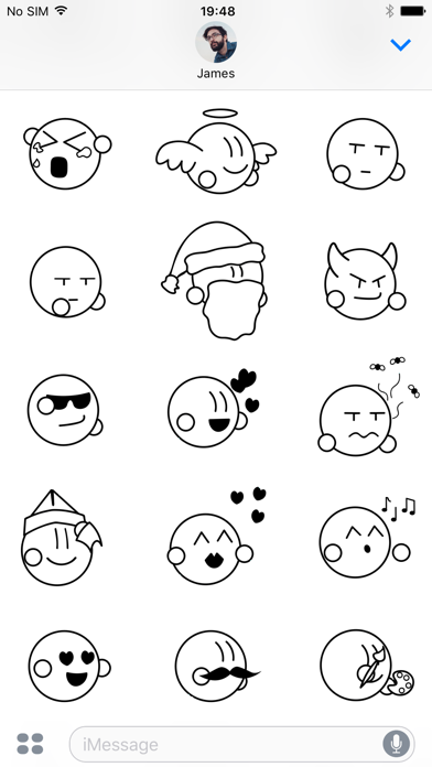 Screenshot #3 pour Chubby Mojis Animated Sticker