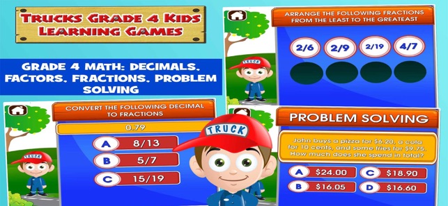 Kids Trucks Fourth Grade Games(圖5)-速報App