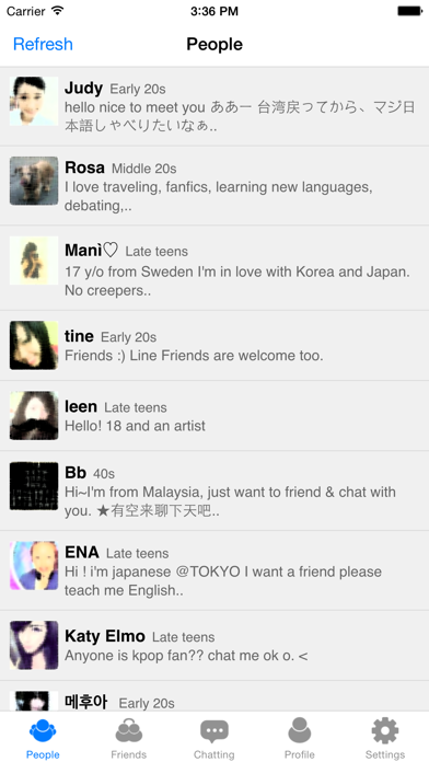 Screenshot #1 pour Friends Talk - Chat New People