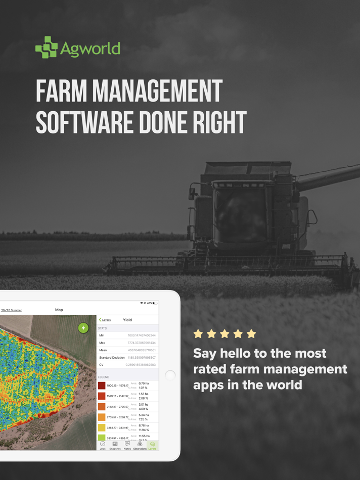 #1. Agworld for iPad (iOS) 由: Agworld Pty Ltd