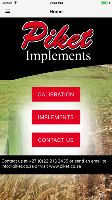 Piket Planter Calibration Screenshot