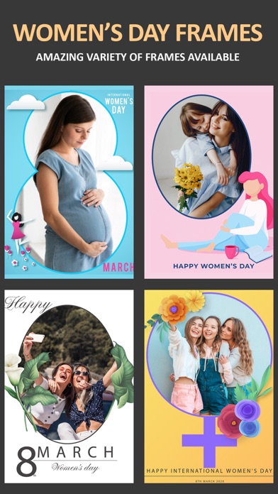 Women's Day Wishes-Photo Frame Screenshot