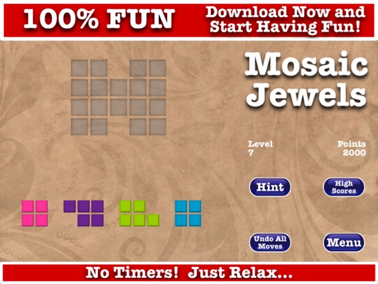 Screenshot #4 pour Mosaic Jewels™ Block Puzzle