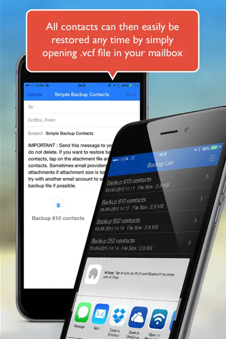 Simple Backup Contacts Pro