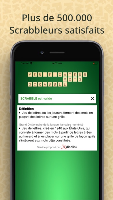 Vérificateur Mots du SCRABBLE® Screenshot