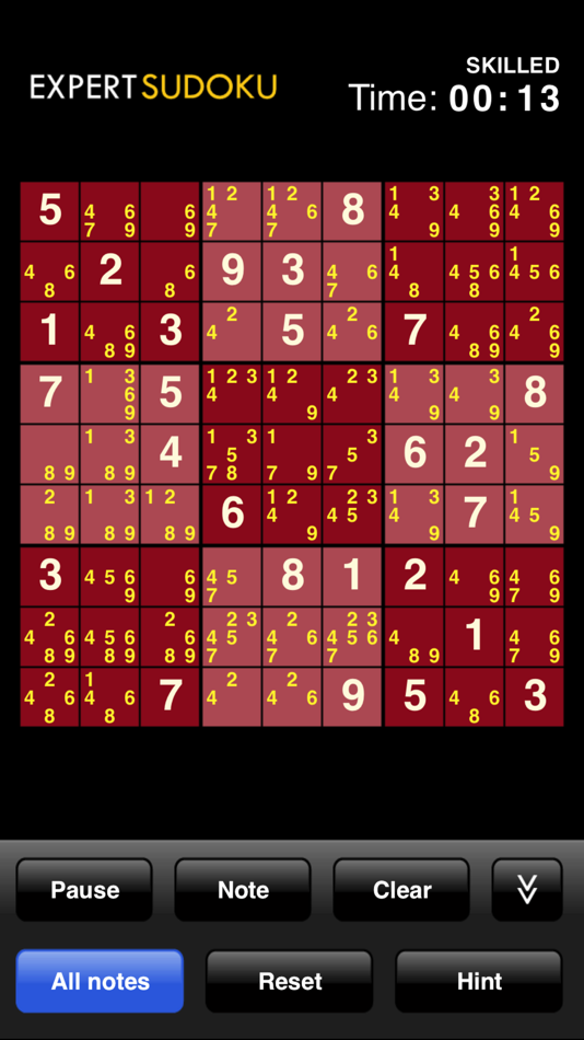 #2. Expert Sudoku (iOS) โดย: Mighty Mighty Good Games