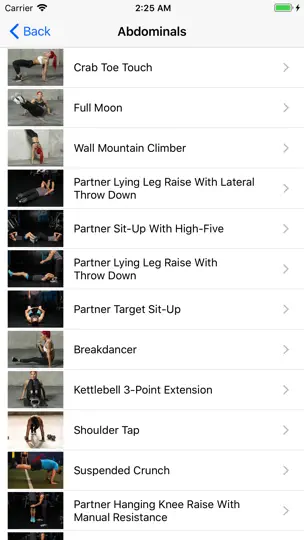BodyWeight Only Gym Guide iPhone Ekran Görüntüsü 3