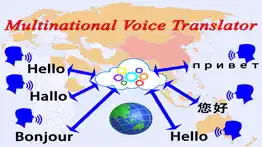 multinational voice translator iphone screenshot 1