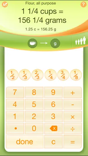 Скриншот Kitchen Calculator PRO на iPhone 2