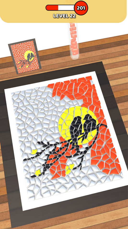 #3. Mosaic Art 3D (iOS) Podle: LHD Games