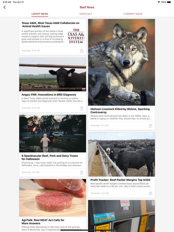 Screenshot #5 pour Beef News and Markets