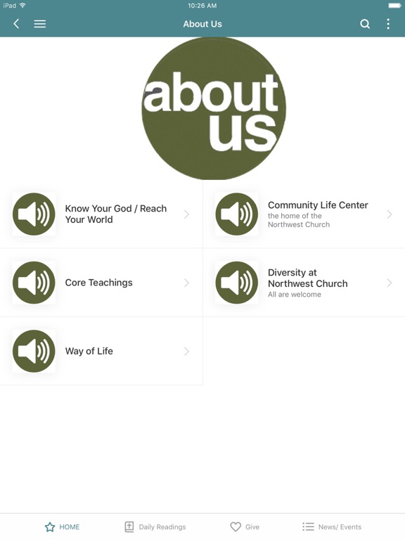 Northwest Church iPad screenshot 3 - Lifestyle app