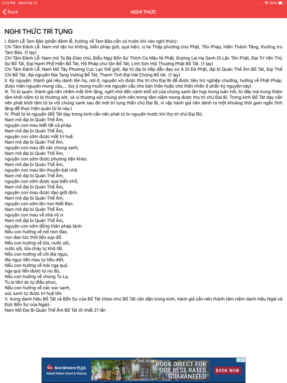 Chú đại bi - chu dai bi iPad screenshot 4 - Book app