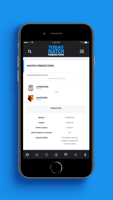 Today Match Prediction Screenshot