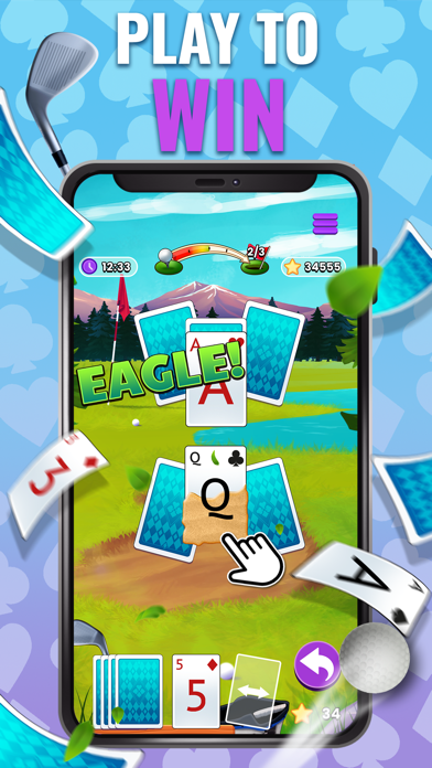 Golf Solitaire TriPeaks Cards! Screenshot