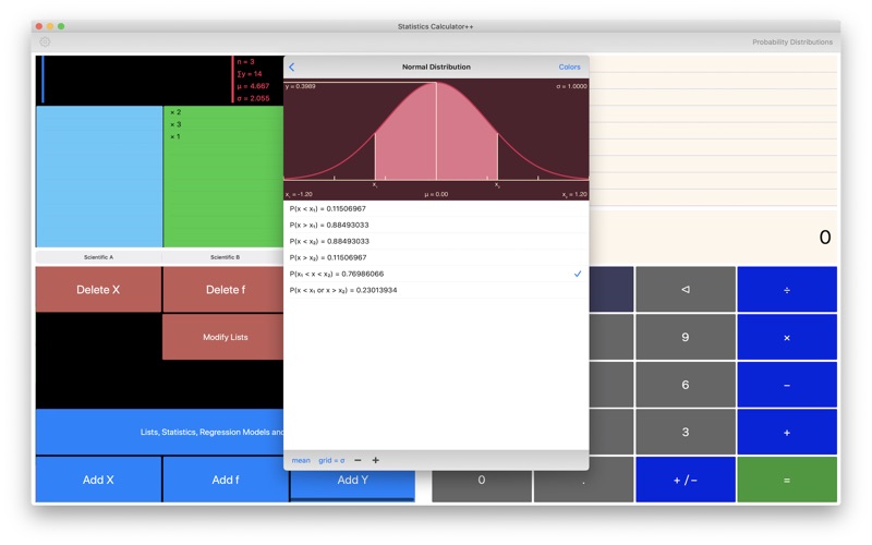 Screenshot #3 pour Statistics Calculator++
