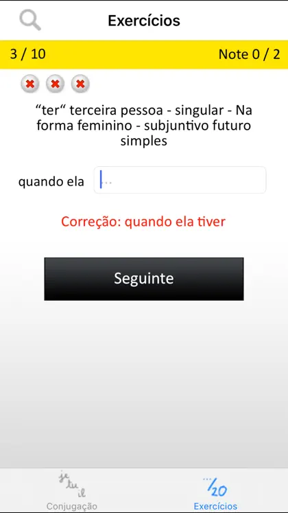 Screenshot 4 von 5 zu Portuguese verbs conjugation