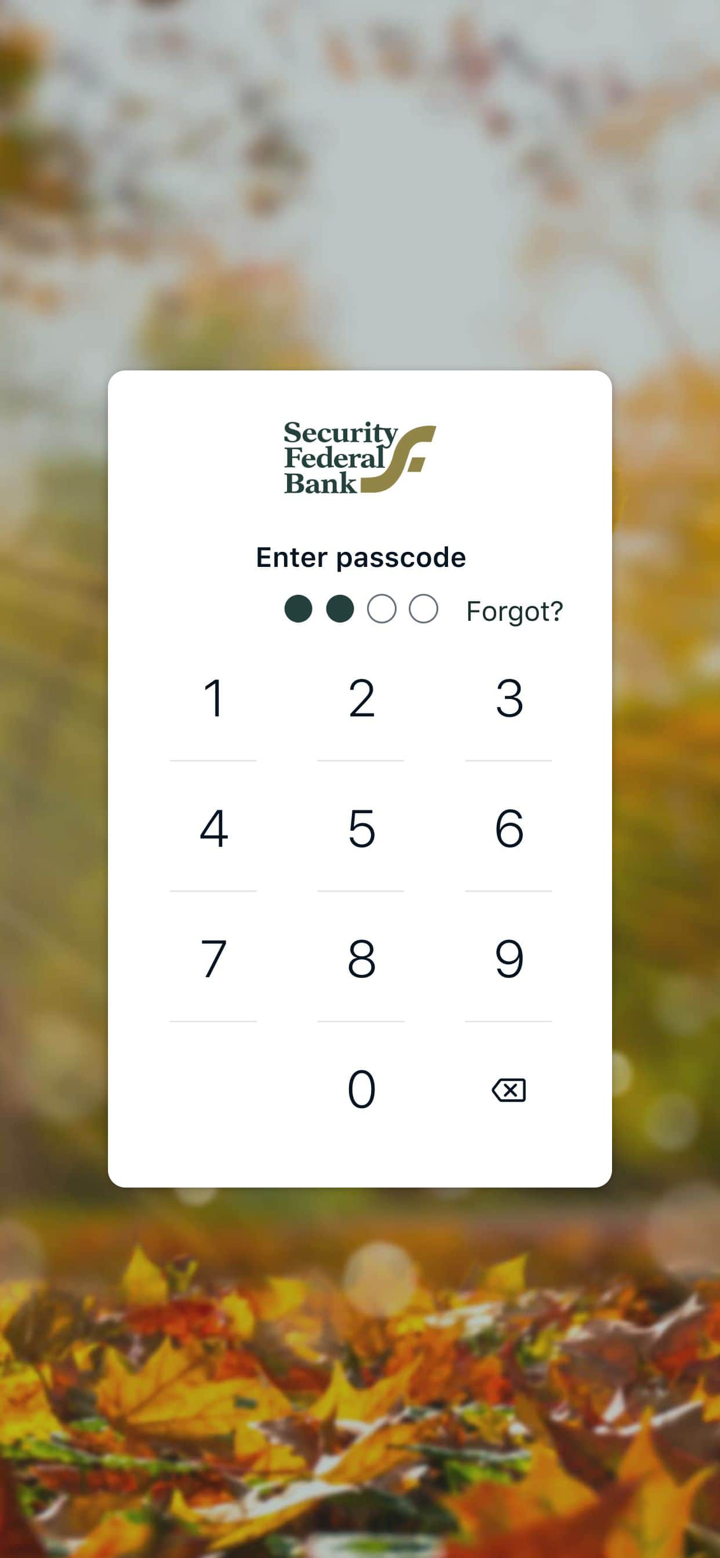 Security Federal Bank App screenshot 2