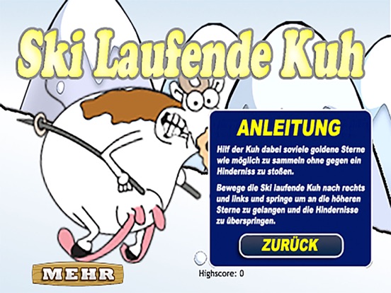 Screenshot #5 pour Die Verrückte Ski Laufende Kuh