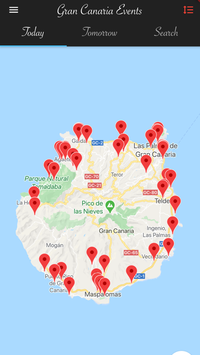Gran Canaria Events Screenshot