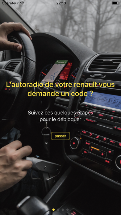 Screenshot #1 pour Autoradio Code unlock
