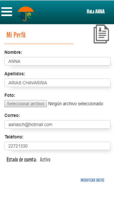 App screenshot